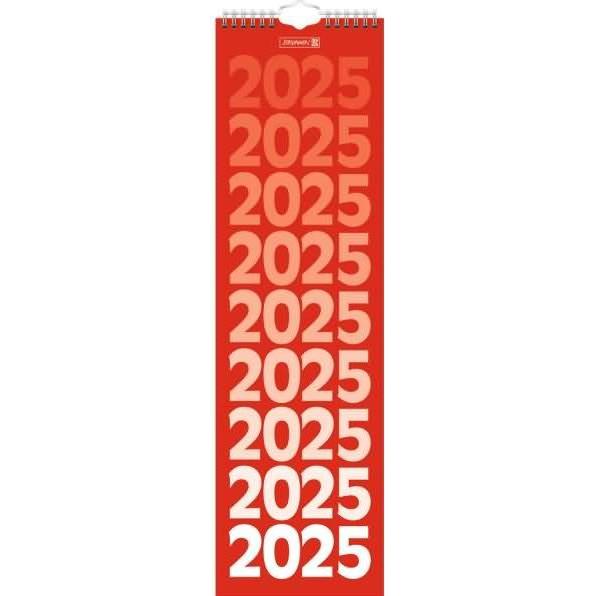 Brunnen, Agenda, Streifenkalender Modell 702 13x45cm 1 Woche/Seite 2025 (Deutsch)