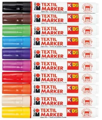Immagine prodotto Marabu Matita tessile KiDS (Multicolore, 10 x)