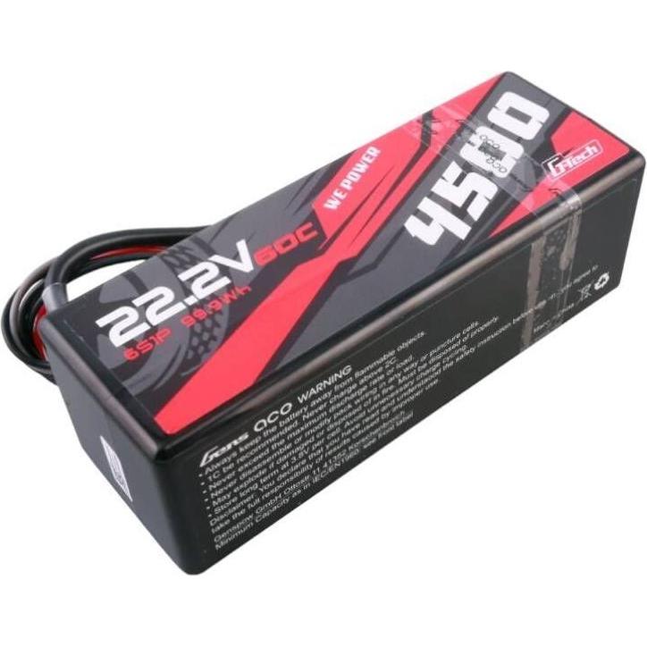 Thumbnail - Gens Ace G-Tech 4500mAh 6S1P 22.2V 60C HardCase RC car Lipo Battery 14 (22.20 V, 4500 mAh)