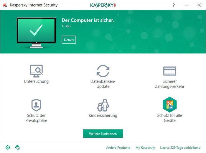 Image du produit Kaspersky Sécurité Internet (5 Utilisateur, 12 mois)