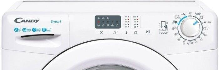 Produktbild Candy CS4 1061DE/1-S Washing Machine, D, Front loading, Depth 45 cm, 6 kg, White (6 kg, Links)
