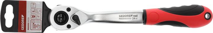 Actual product image Gedore Red red R60050009 2C reversible ratchet 1/2 cranked 255 mm Reverse angle 10°. (1/2")