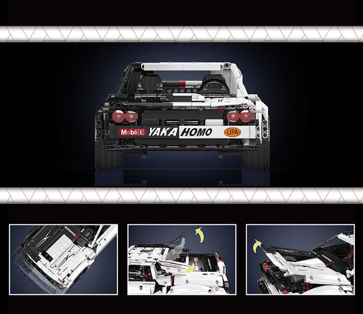 Image du produit Mould King 13128 - Challenger Muscle Car Demon Hellcat