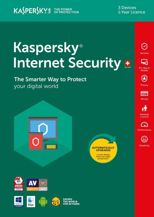 Immagine prodotto Kaspersky Sicurezza Internet (3 Utente, 12 mesi)