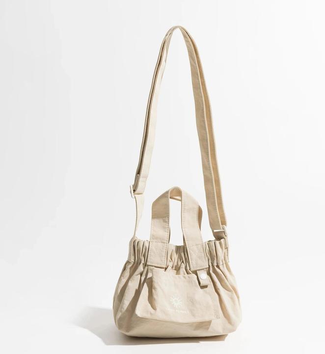 Immagine prodotto Only-Bags.Store Borsa a tracolla in nylon a tinta unita Borsa a tracolla semplice piccola Hobo Borsa a mano in