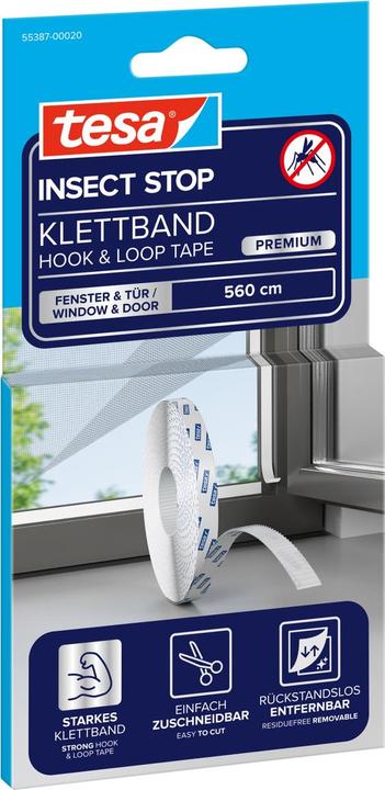Actual product image tesa Insect screen COMFORT, Velcro replacement roll, without drilling