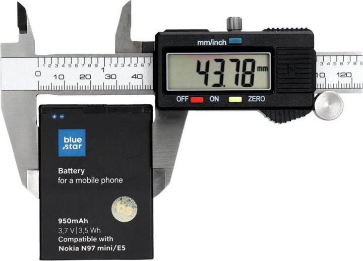 Actual product image Battery Blue Star BLUE STAR battery for NOKIA N97 Mini / E5 / E7-00 / N8 950 mAh