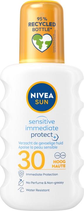NIVEA Beruhigendes Sensitive Solar Spray SPF30 200g (Sonnenspray, SPF 30, 200 g)
