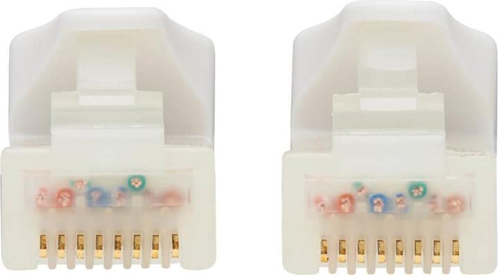 Actual product image Eaton Safe-IT Cat6a 10G Certified Snagless Antibacterial UTP Ethernet Cable RJ45 M/M White (U/UTP, CAT6a, 2.13 m)
