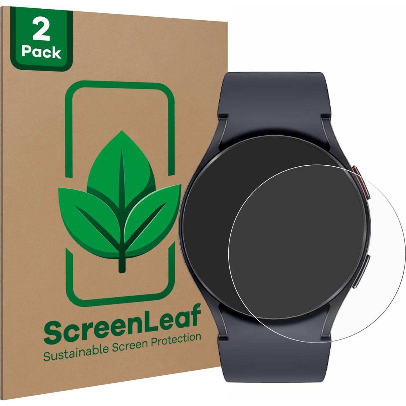 Thumbnail - ScreenLeaf Schutzfolie nachhaltiger Displayschutz Displayschutzfolie Folie Klar Transparent, Smartwatch Schutzfolie, Tra...