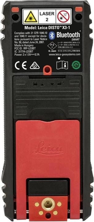 Actual product image Leica Geosystems Disto X3 (150 m, 635 nm, Laser range finder)