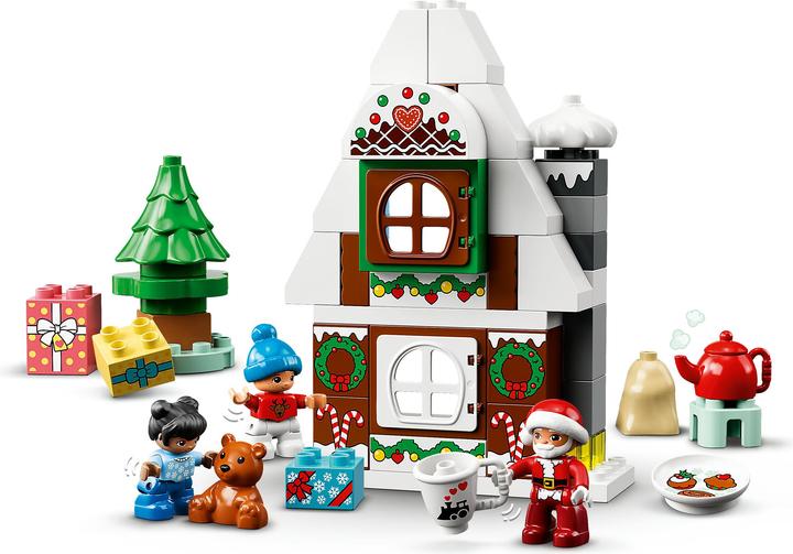 Actual product image LEGO Gingerbread House with Father Christmas (10976)
