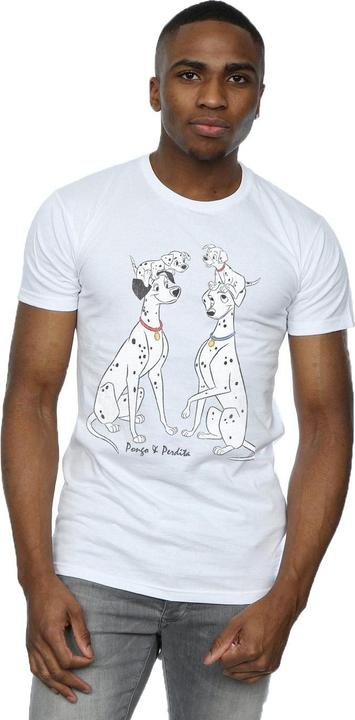 Immagine prodotto 101 Dalmatians Pongo And Perdita Maglietta Uomo (XL)