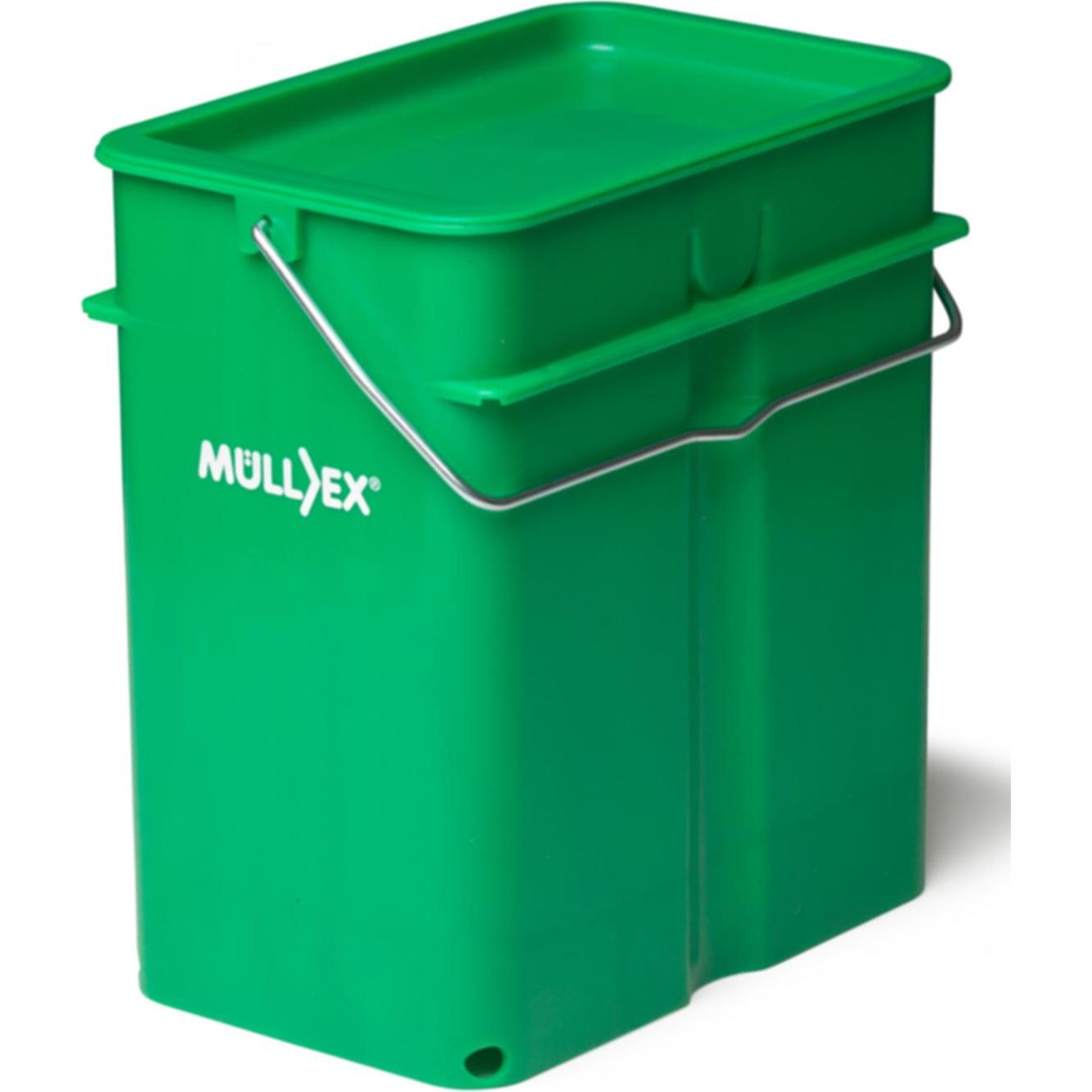 Müllex Bidone per il compost Terra, Pattumiera, Verde
