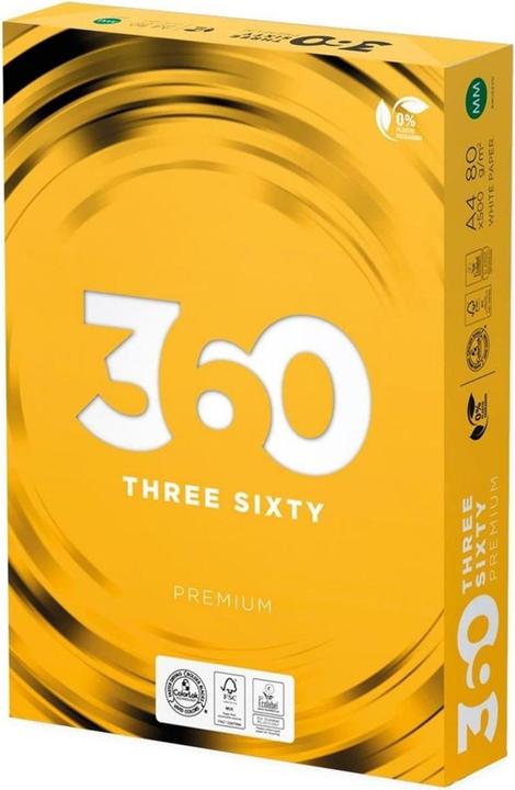 Actual product image 360 Everyday Premium A4 copy paper, high white, 80 g/m², 1 pallet (80 g/m², A4)