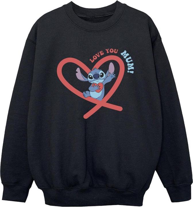 Produktbild Disney Lilo & Stitch Love You Mum Sweatshirt Jungen (116)