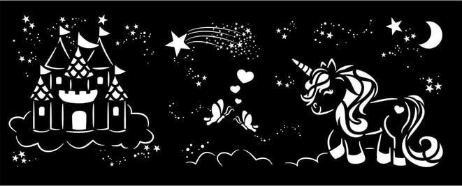 Produktbild Ursus Silhouetten-Laterne /"Einhorn/"