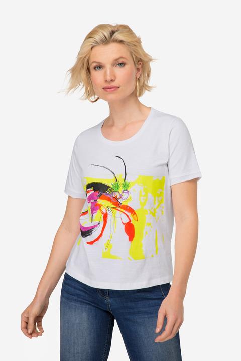 Produktbild Laurasøn T-Shirt, Hummer Print, Rundhals, Halbarm, OEKO-TEX Made in Green (M)