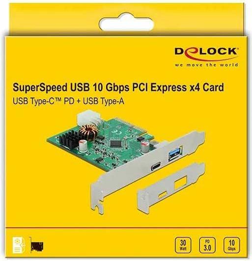 Produktbild Delock PCI-Express-Karte 89001 2x USB 3.2, 10Gbs, LP
