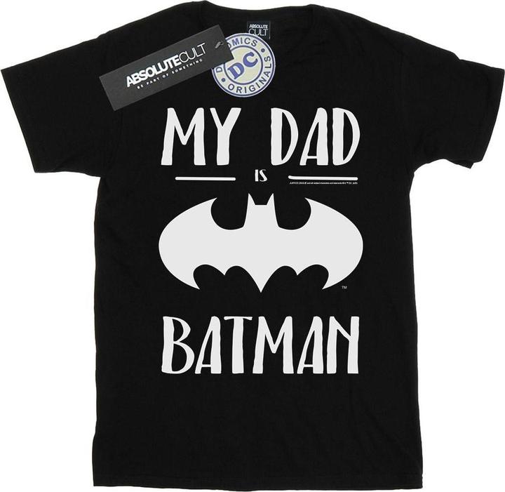 Immagine prodotto Batman My Dad Is Batman Maglietta Ragazze (152, 158)
