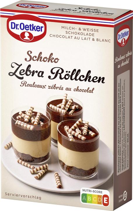 Actual product image Dr. Oetker Zebra Röllchen (1 pcs.)