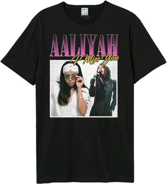 Immagine prodotto Amplified I Miss You Maglietta Aaliyah Adulto Unisex (S)