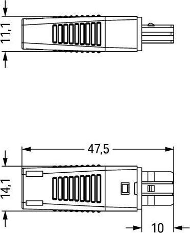 Actual product image Wago Mains connector WINSTA