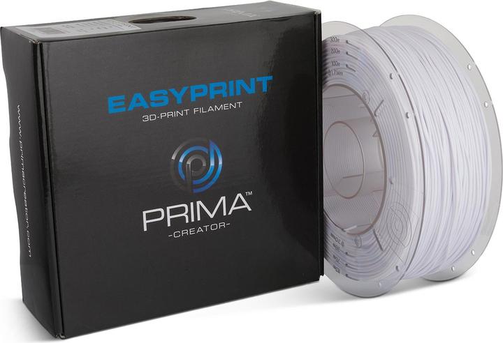 Produktbild Prima Creator EasyPrint FLEX 95A - 1.75mm - 1 kg - White (TPU, 1.75 mm, 1000 g, Weiss)