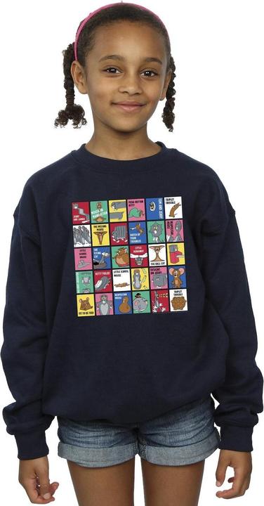 Produktbild Tom & Jerry Grid Squares Sweatshirt Mädchen (152, 158)