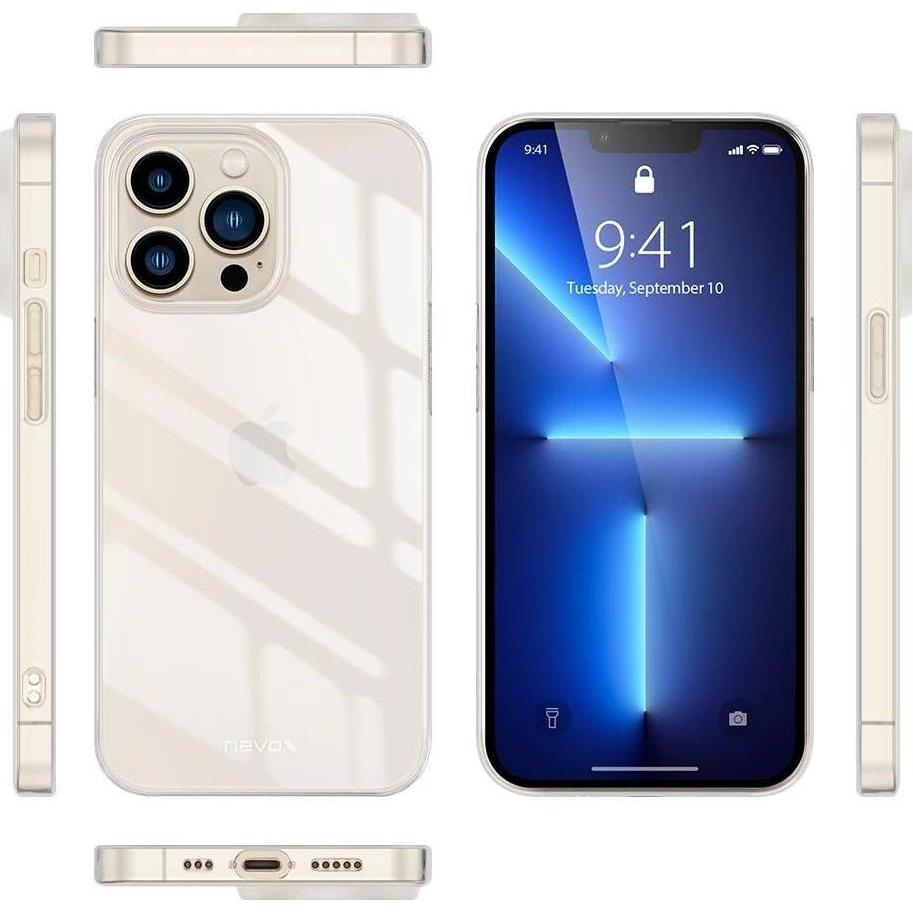 Thumbnail - Nevox StyleShell Flex (Apple iPhone 15 Pro), Smartphone Hülle, Transparent