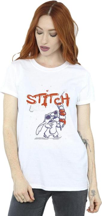 Produktbild Disney Lilo & Stitch Ice Cream Boyfriend Fit TShirt (XL)