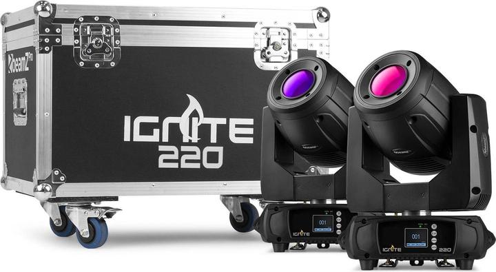 Actual product image BeamZ Moving head IGNITE220-SET (Set)