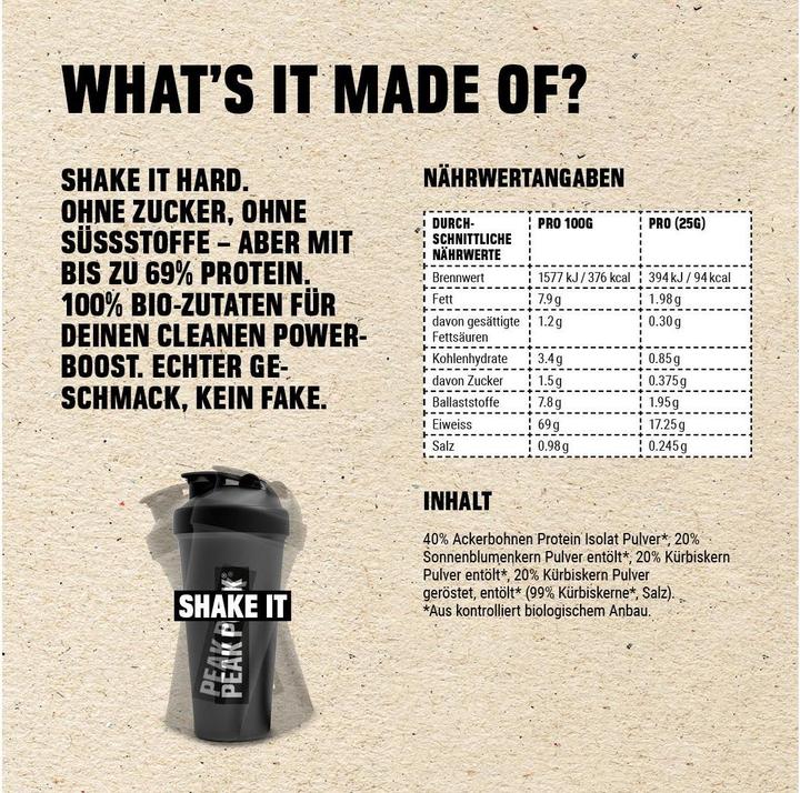 Produktbild Peak Punk Bio High Protein Shake (1 Stk., 250 g)