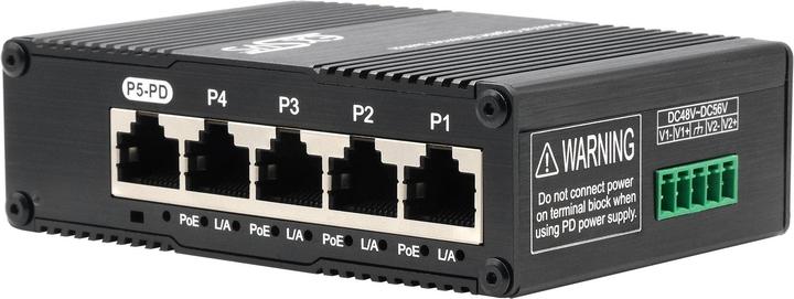 Immagine prodotto Exsys Industrial PoE Pass-Through Switch 5x 1 Gbit/s (5 porte)