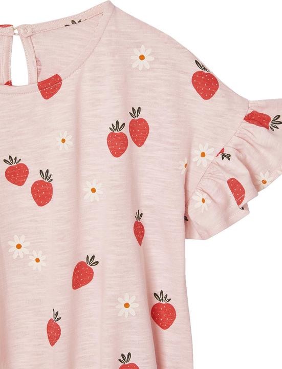 Image du produit Vertbaudet Mädchen Volantkleid mit Erdbeeren (86)