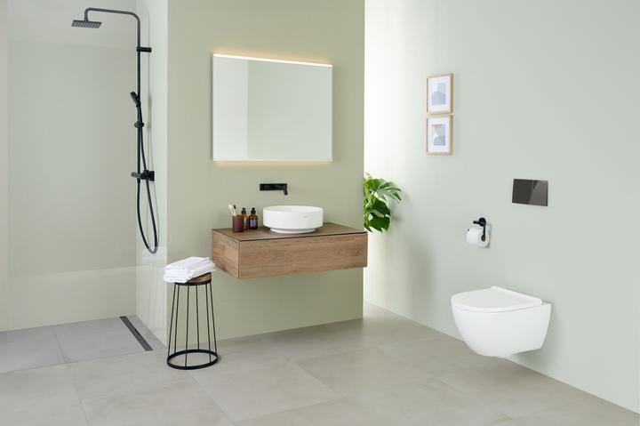 Produktbild Geberit CleanLine 80 Duschrinne 90 cm (schwarzchrom poliert) (930 mm)