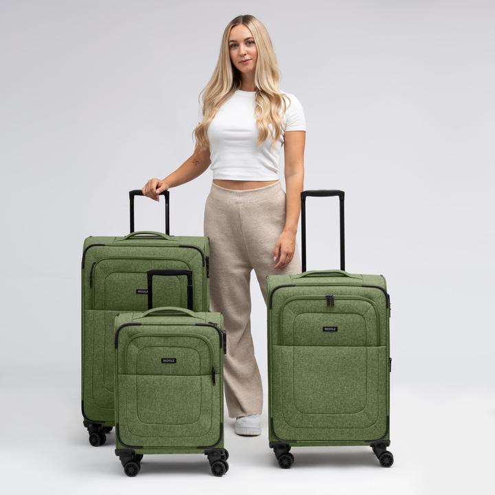Actual product image Redolz Essentials 12 THREE SET 4-wheel suitcase set, 3-piece, with stretch fold (201 l)