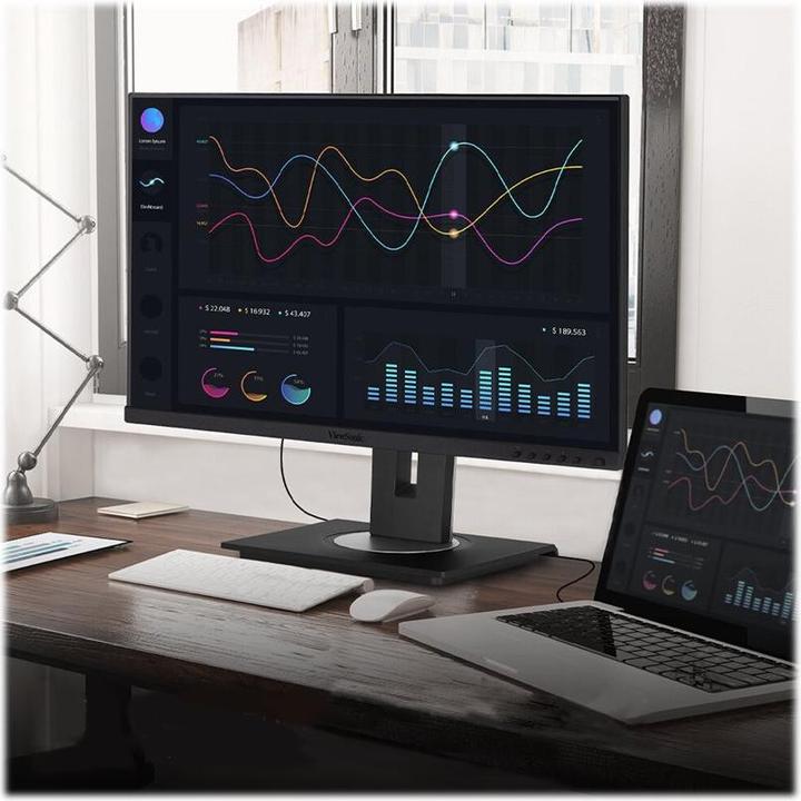 Immagine prodotto Viewsonic VG2756-4K 68,6 cm 27 pollici 16:9 UHD 3840x2160 Monitor LED IPS SuperClear senza cornice con 5ms (3840 x 2160 pixel, 27")