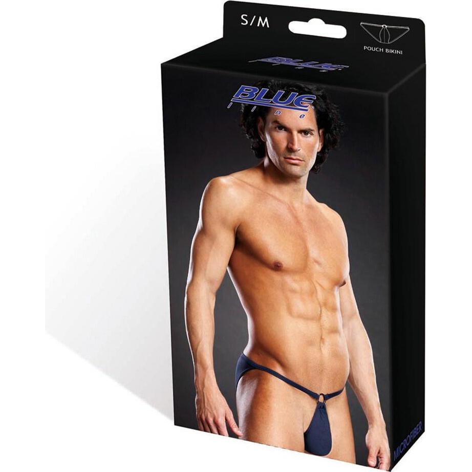 Blue Line, Herren, Bikini, Microfiber Pouch Bikini blau S/ M, Blau, (M)