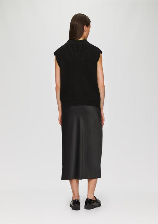 Produktbild S.Oliver Strickpullunder Oversized-Strickpullunder mit Ajour-Detail (S)