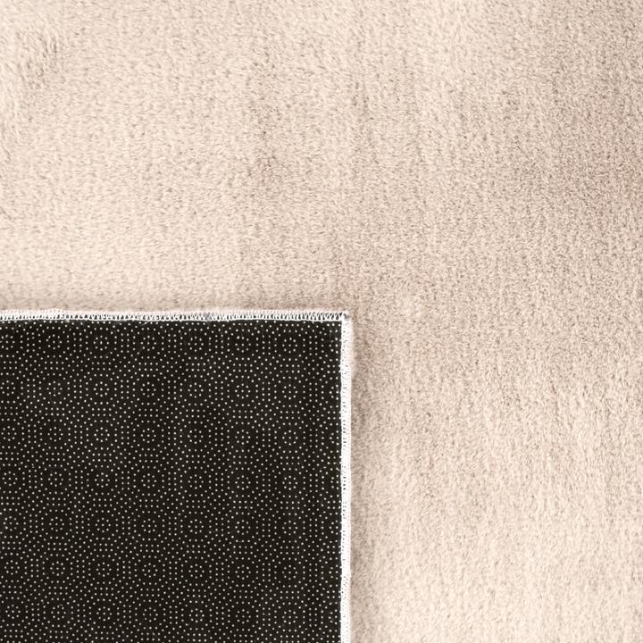 Produktbild Paco Home Teppich Weich Super Soft Wohnzimmer Dunkel-Beige - 140x200 (140x200 cm)