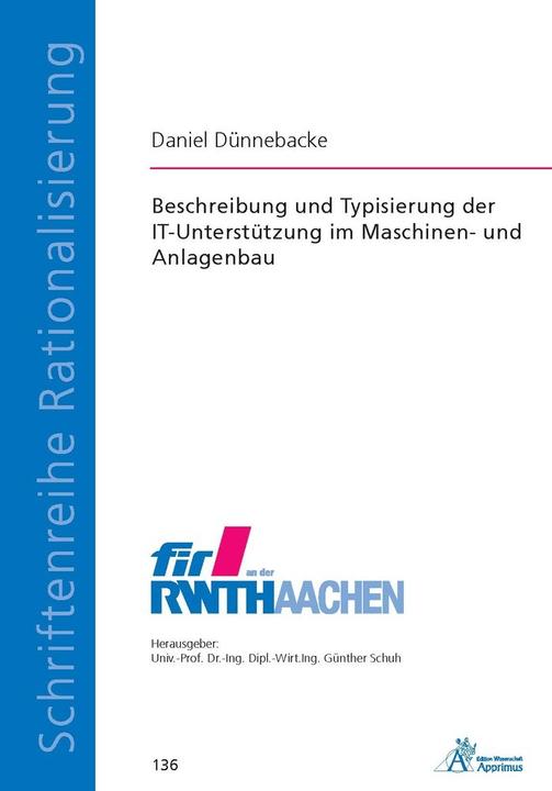 Energie-Label Beschreibung und Typisierung der IT-Unterstützung im Maschinen- und Anlagenbau (Deutsch, Daniel Dünnebacke, 2016)