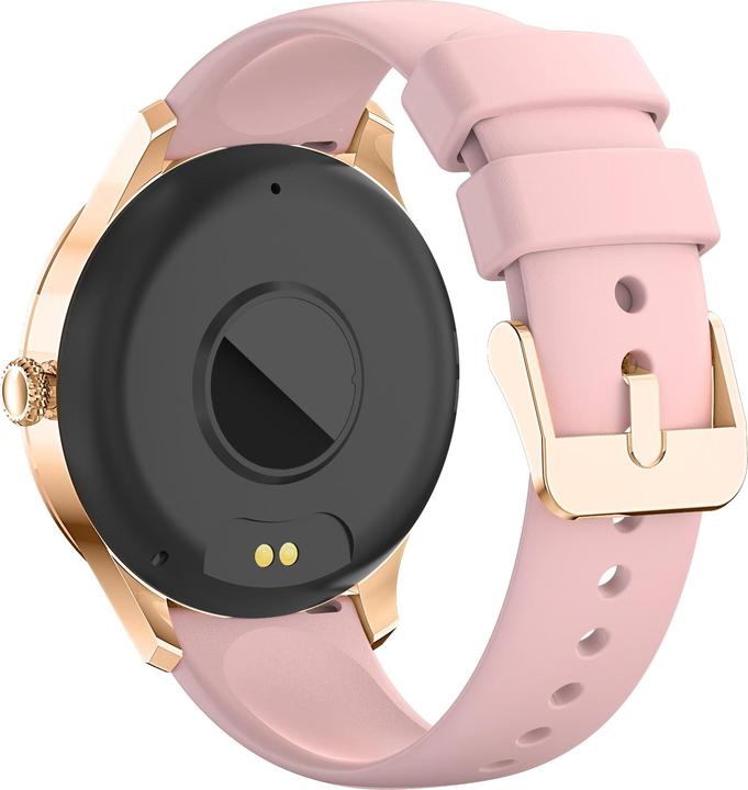 Actual product image Giewont Veltori VT360-1 Damen-Smartwatch, rosa Silikonarmband
