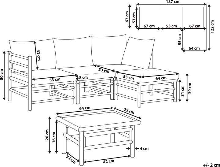 Produktbild Beliani Cerreto