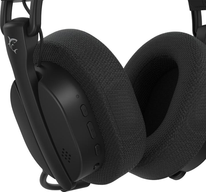Actual product image White Shark WGH-2444 Firecrest Black (No noise cancelling, 15 h, Cable)