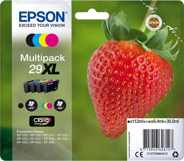 Produktbild Epson 29XL Claria Home (M, C, Y, BK)