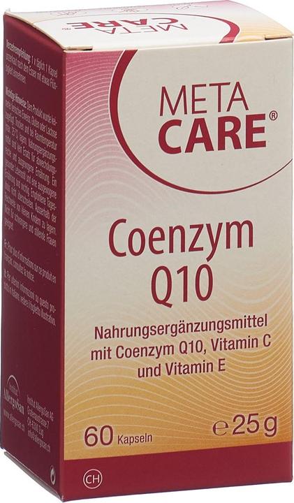 Actual product image Meta Care Coenzyme Q10 Caps (60 Piece, Capsules, 56 g)