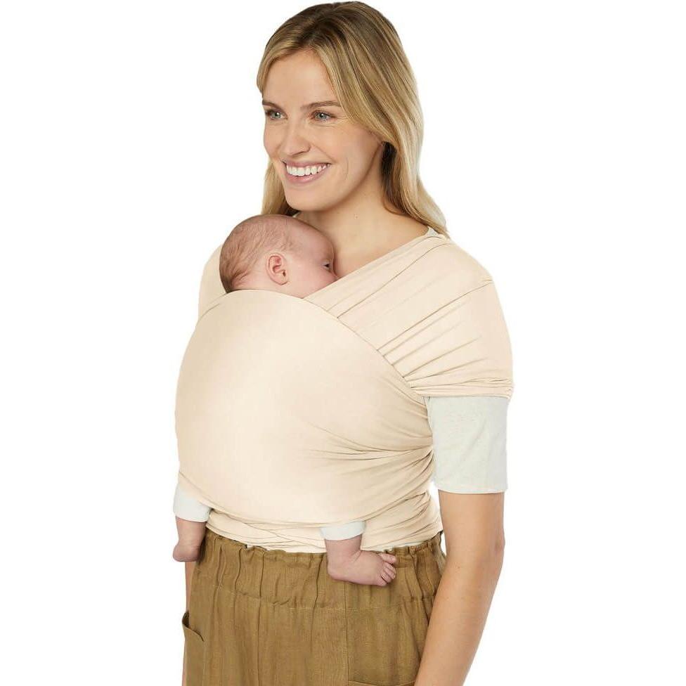 Ergobaby, Babytrage, Aura Knit Baby Wrap, cream
