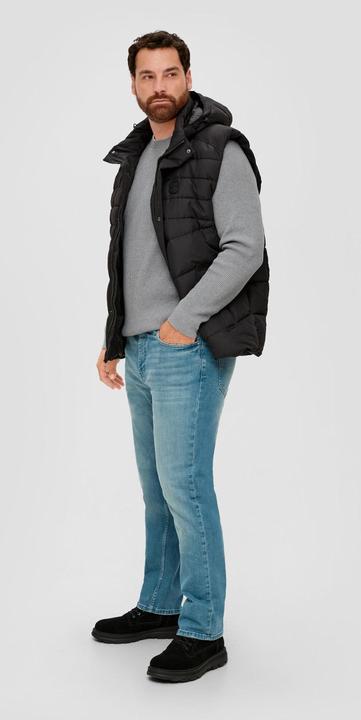 Produktbild S.Oliver Strickpullover Feinstrickpullover aus Baumwolle (XXL)