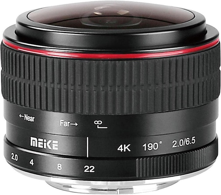 Immagine prodotto Meike 6.5mm f/2-22 MFT (Micro Four Thirds, APS-C / DX)